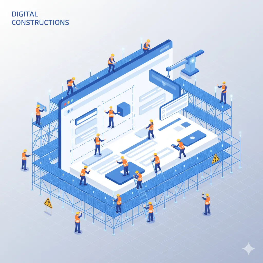 Building your website - we handle the technical details